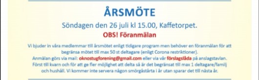 Påminnelse om årsmöte