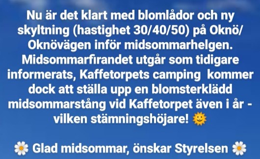 Information om blomlådor mm