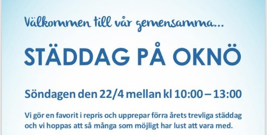 Städdag 22 april